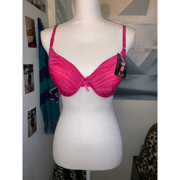 Women’s Dark Pink Zebra Bra 💖 - Picture 8 of 15